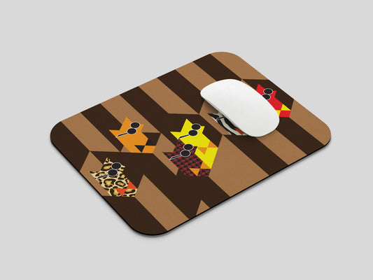 MOUSE PAD Cat in a Box